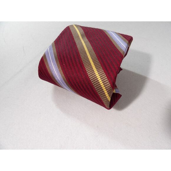 Robert Talbott Norstrom Best of Class Mens Tie Silk Handmade Red Blue 57" - Picture 8 of 9